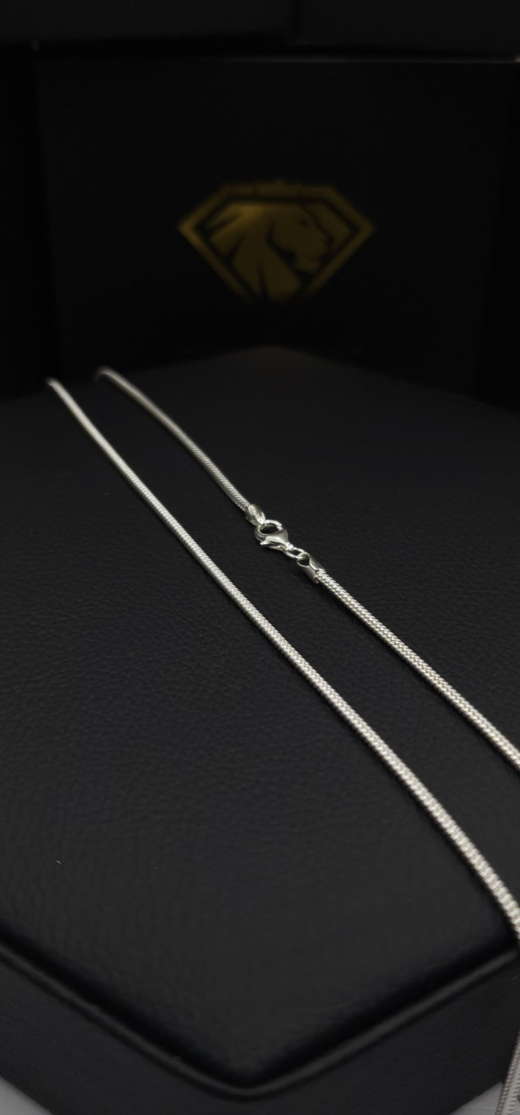 CADENA TEJIGO PIEL DE SERPIENTE (PLATA 925)