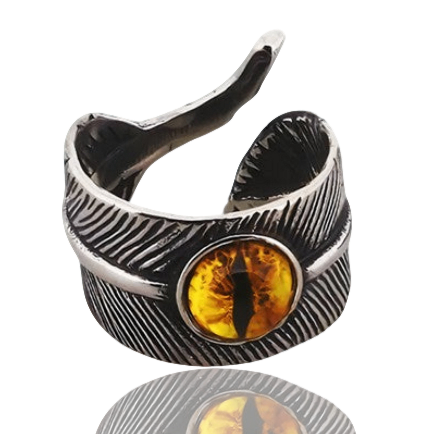 ANILLO OJO DE FÉNIX (ACERO INOXIDABLE 316L)