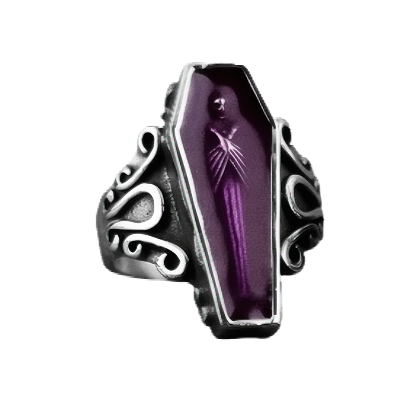 ANILLO GOTICO ATAUD (ACERO INOX. 316L)