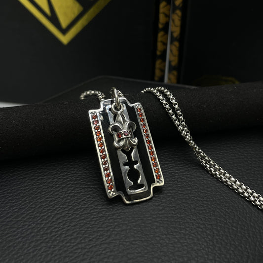 COLLAR ROYAL CRIMSON (PLATA 925)