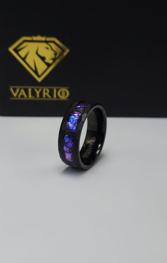 ANILLO GALAXIA DE TUNGSTENO