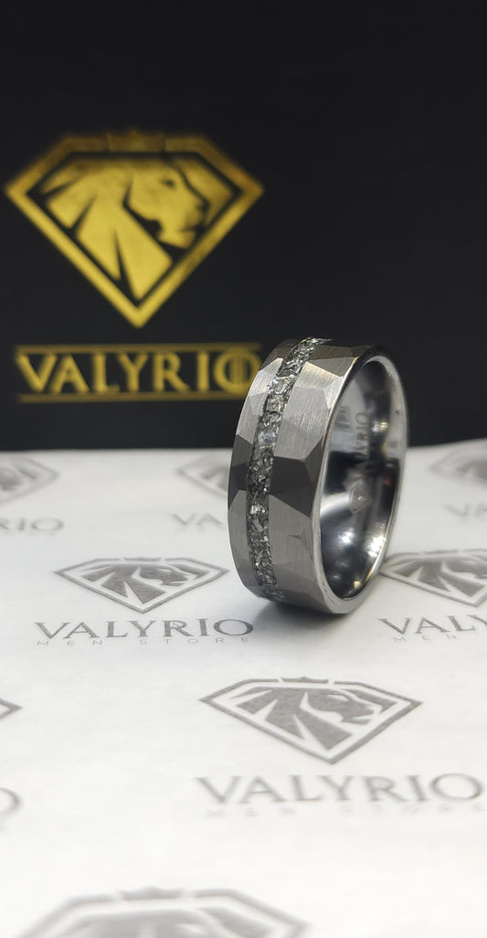 ANILLO CARBURO DE TUNGSTENO CON GRAFITO