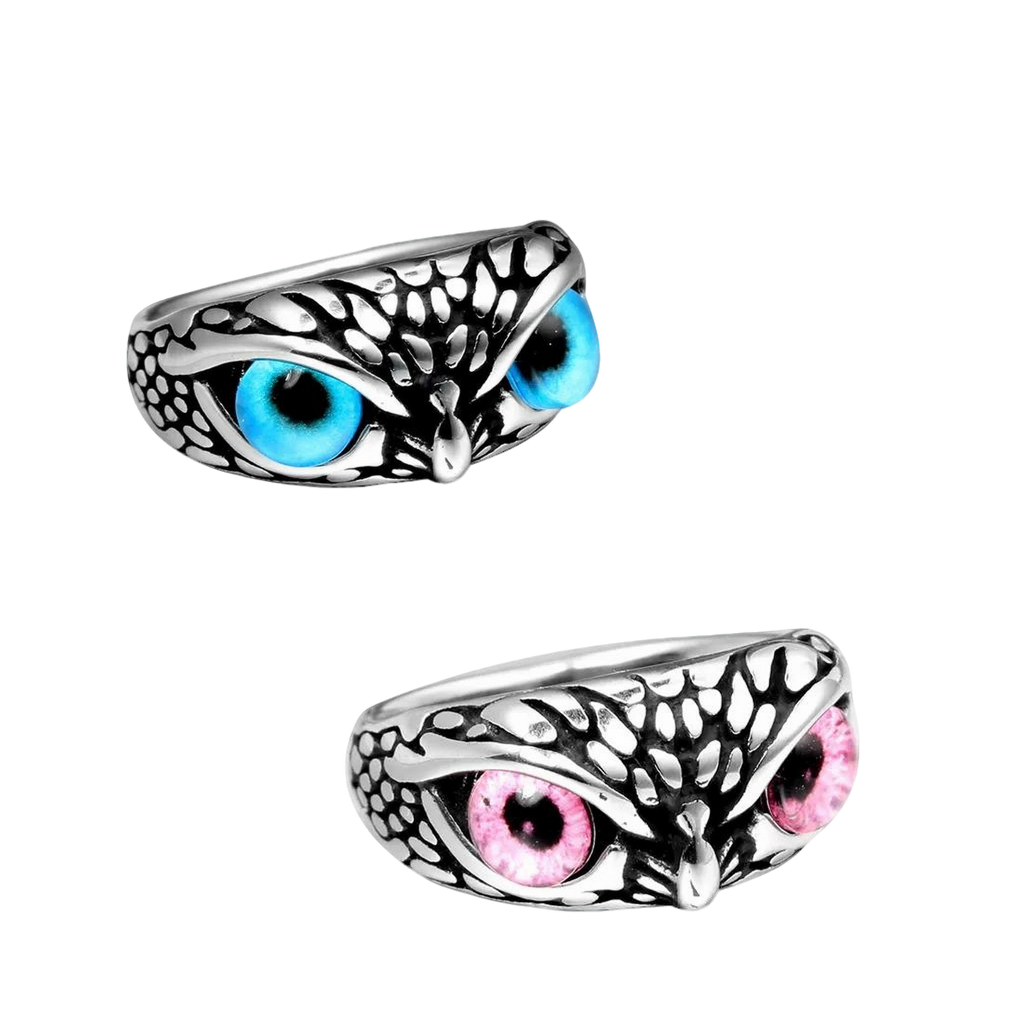ANILLO BÚHO  (ACERO INOXIDABLE 316L)
