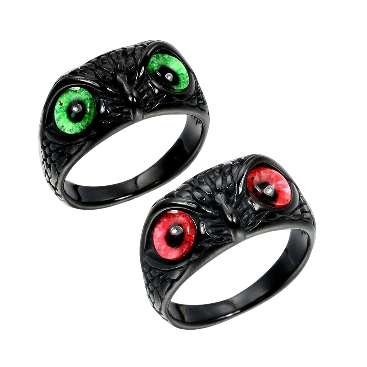 ANILLO BÚHO  (ACERO INOXIDABLE 316L)